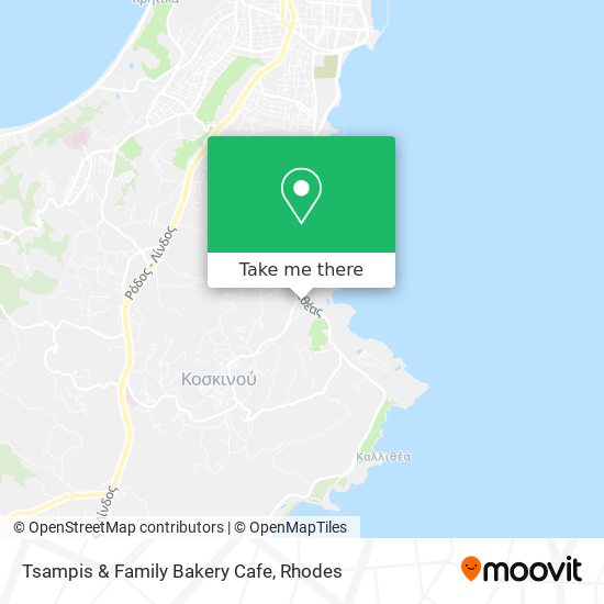 Tsampis & Family Bakery Cafe map