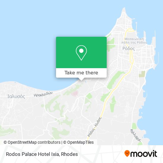 Rodos Palace Hotel Ixia map