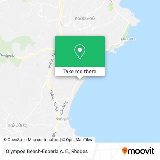Olympos Beach-Esperia A. E. map