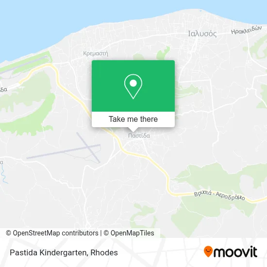 Pastida Kindergarten map