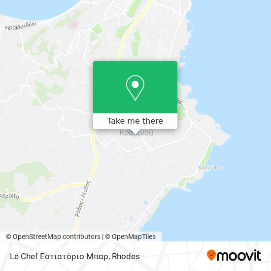 Le Chef Εστιατόριο Μπαρ map