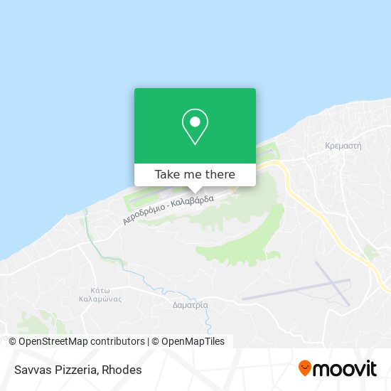 Savvas Pizzeria map