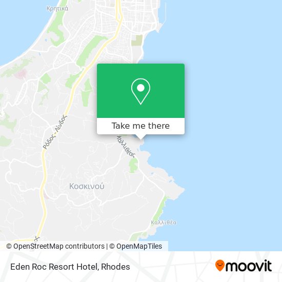 Eden Roc Resort Hotel map