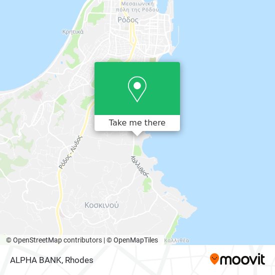 ALPHA BANK map