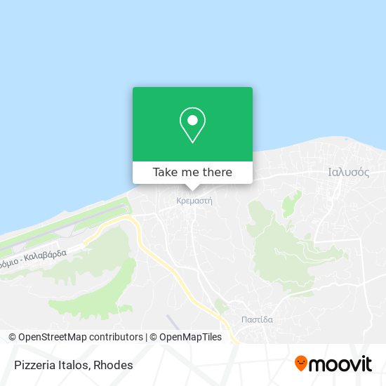 Pizzeria Italos map