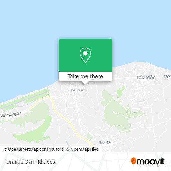Orange Gym map