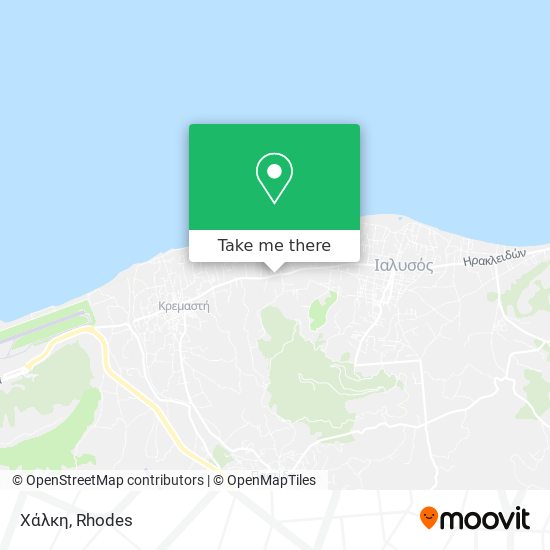 Χάλκη map