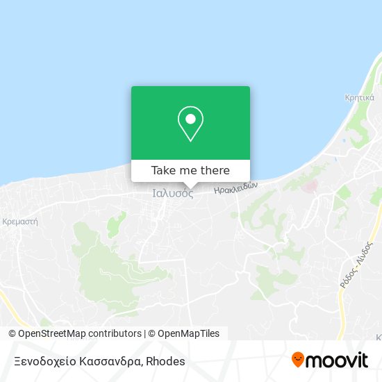Ξενοδοχείο Κασσανδρα map
