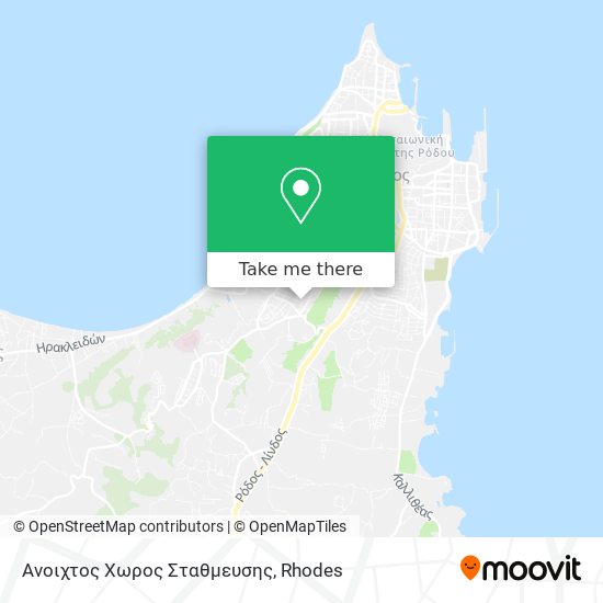 Ανοιχτος Χωρος Σταθμευσης map