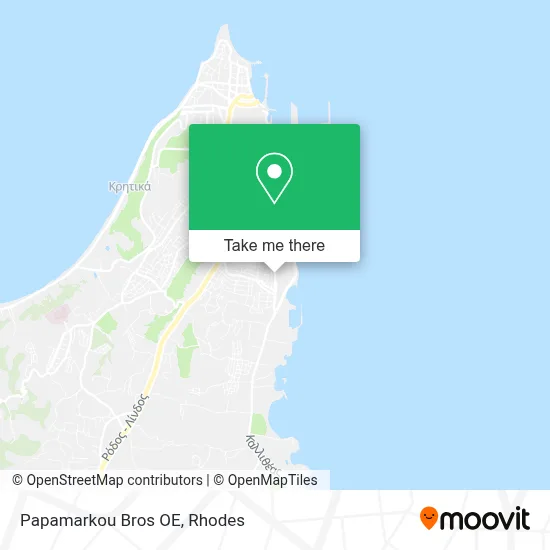 Papamarkou Bros OE map