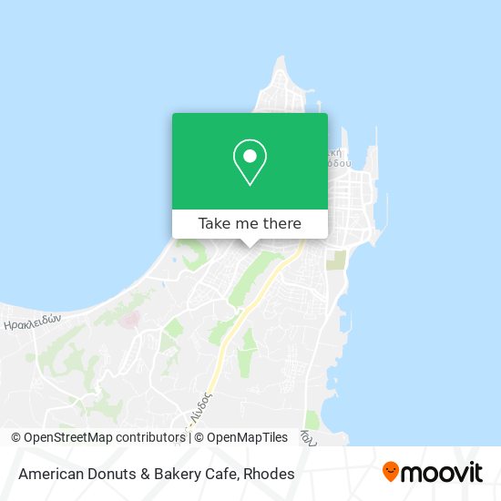 American Donuts & Bakery Cafe map