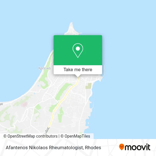 Afantenos Nikolaos Rheumatologist map