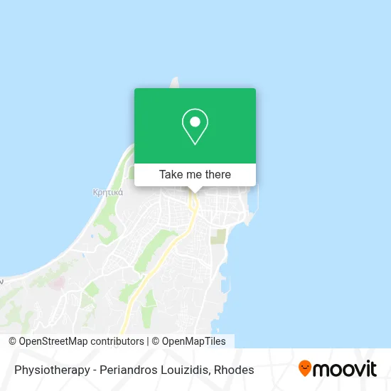 Physiotherapy - Periandros Louizidis map