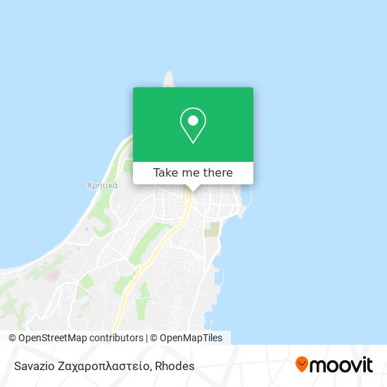 Savazio Ζαχαροπλαστείο map