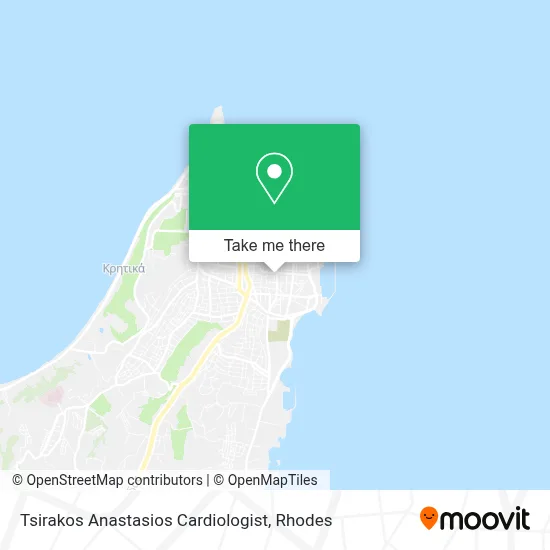 Tsirakos Anastasios Cardiologist map