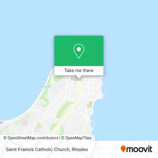 Saint Francis Catholic Church map