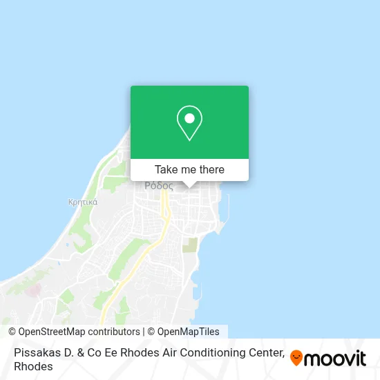 Pissakas D. & Co Ee Rhodes Air Conditioning Center map