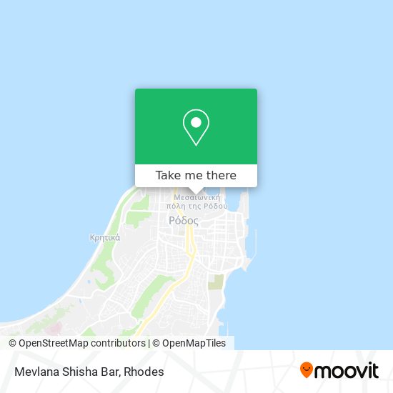 Mevlana Shisha Bar map