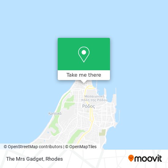 The Mrs Gadget map