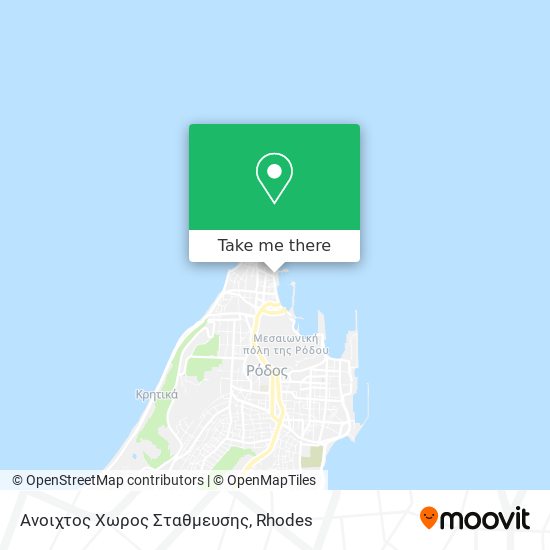 Ανοιχτος Χωρος Σταθμευσης map