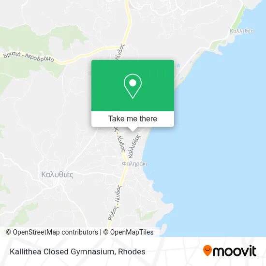 Kallithea Closed Gymnasium map