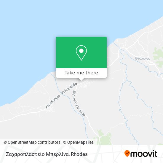 Ζαχαροπλαστείο Μπερλίνα map
