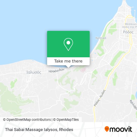 Thai Sabai Massage Ialysos map