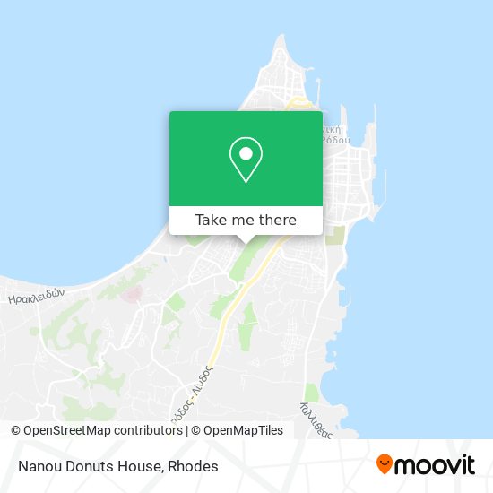 Nanou Donuts House map