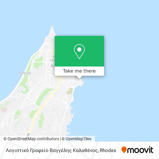 Λογιστικό Γραφείο Βαγγέλης Καλαθένος map