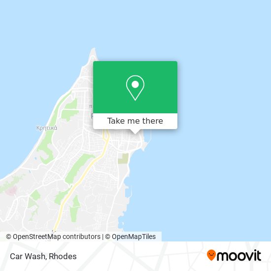 Car Wash map