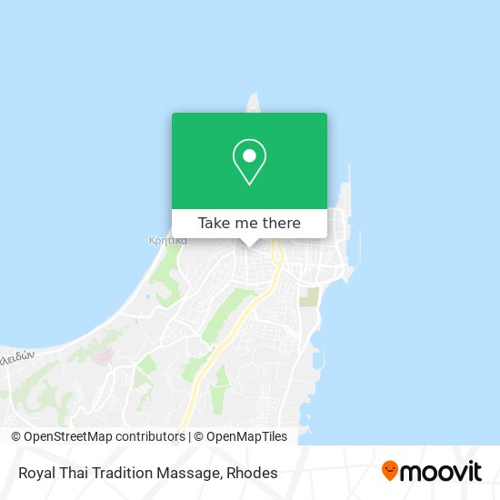 Royal Thai Tradition Massage map