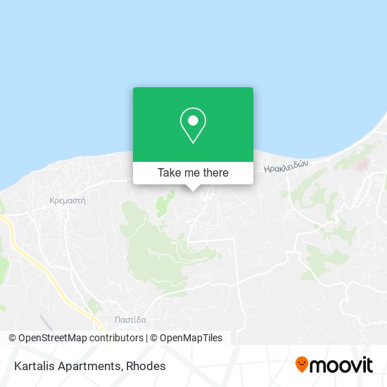 Kartalis Apartments map