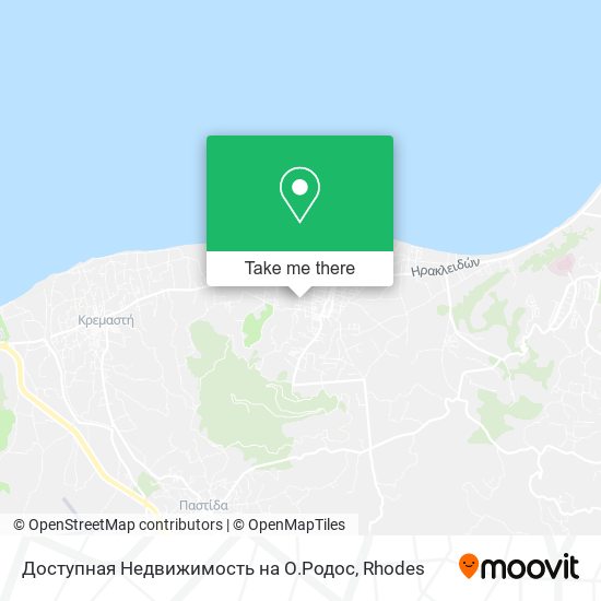 Доступная Недвижимость на О.Родос map