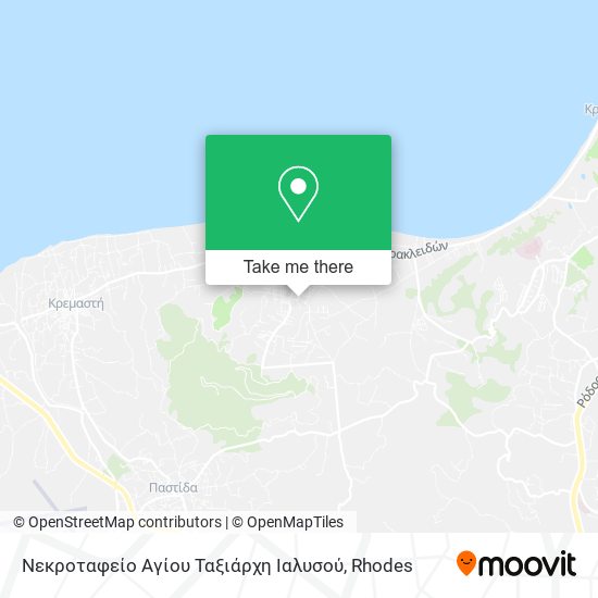 Νεκροταφείο Αγίου Ταξιάρχη Ιαλυσού map