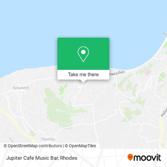 Jupiter Cafe Music Bar map