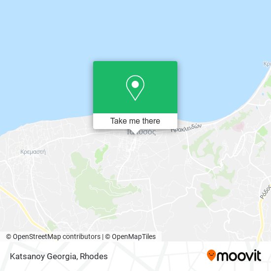 Katsanoy Georgia map