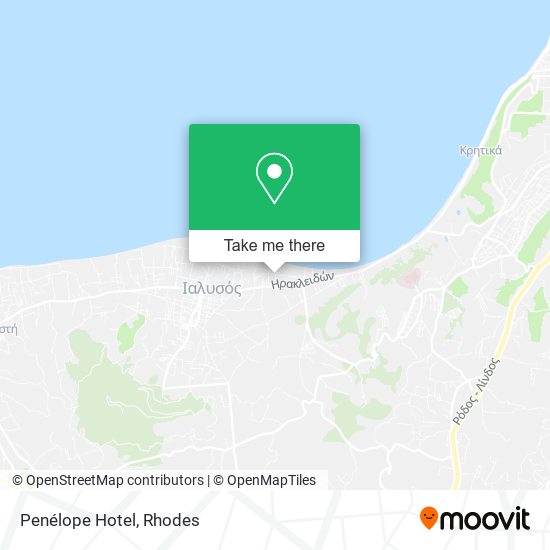 Penélope Hotel map