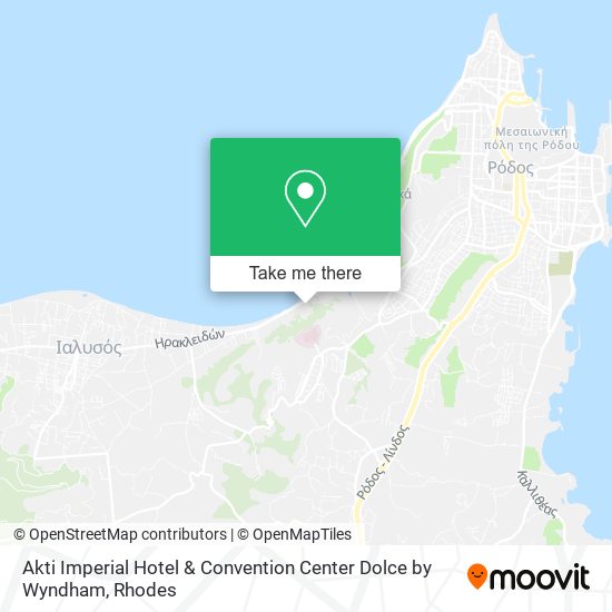 Akti Imperial Hotel & Convention Center Dolce by Wyndham map