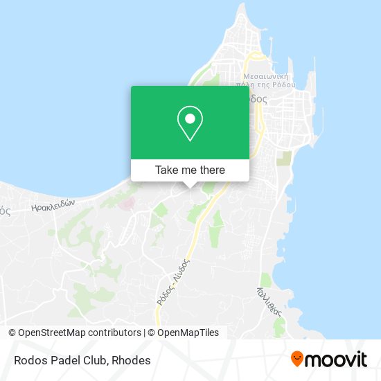 Rodos Padel Club map