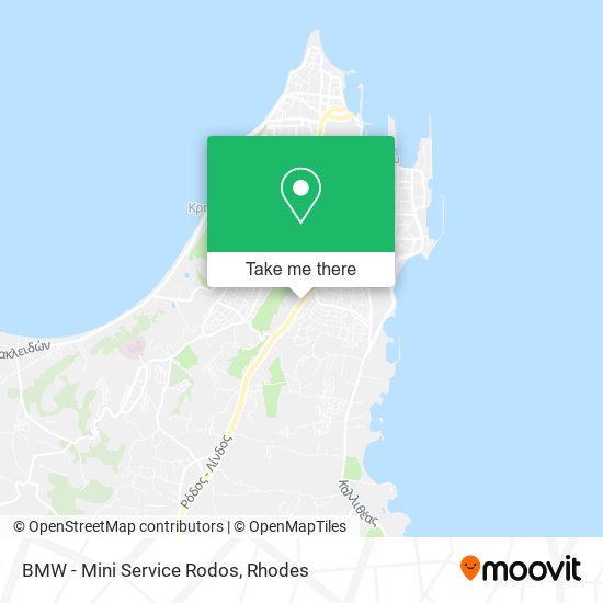 BMW - Mini Service Rodos map