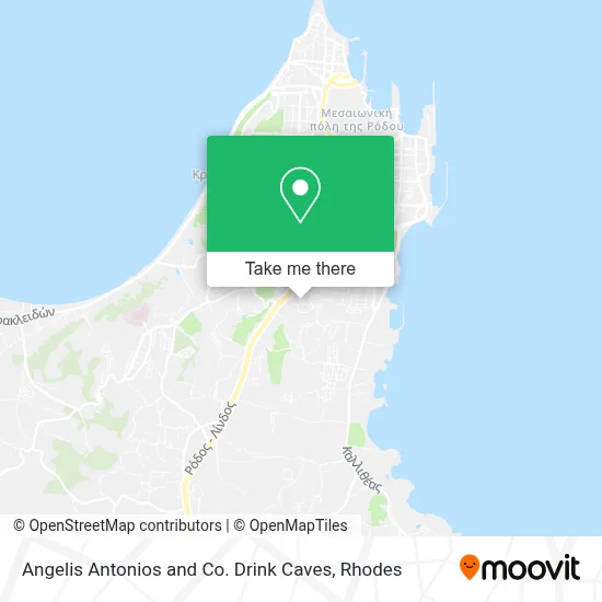 Angelis Antonios and Co. Drink Caves map