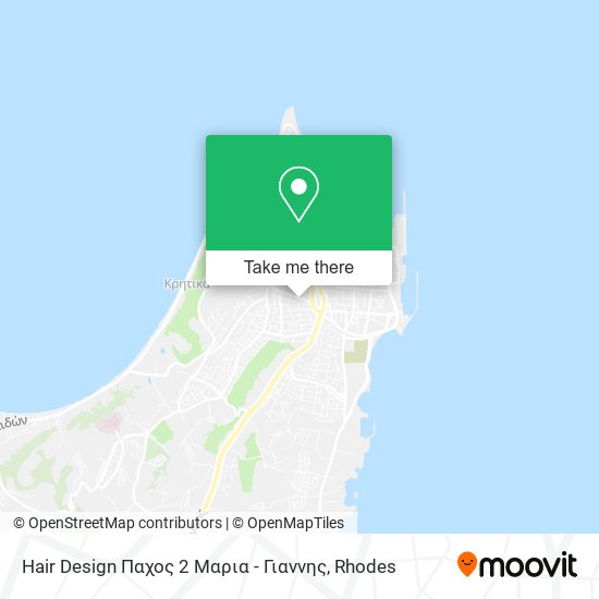 Hair Design Παχος 2 Μαρια - Γιαννης map