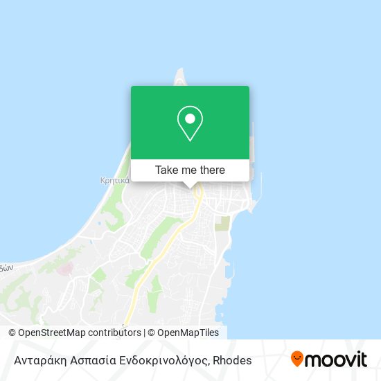 Ανταράκη Ασπασία Ενδοκρινολόγος map