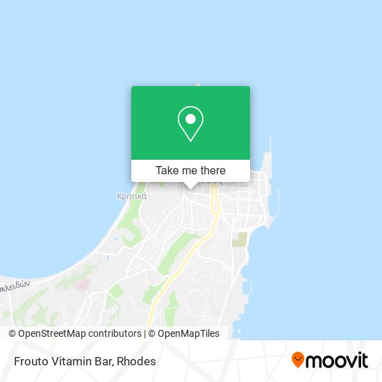 Frouto Vitamin Bar map