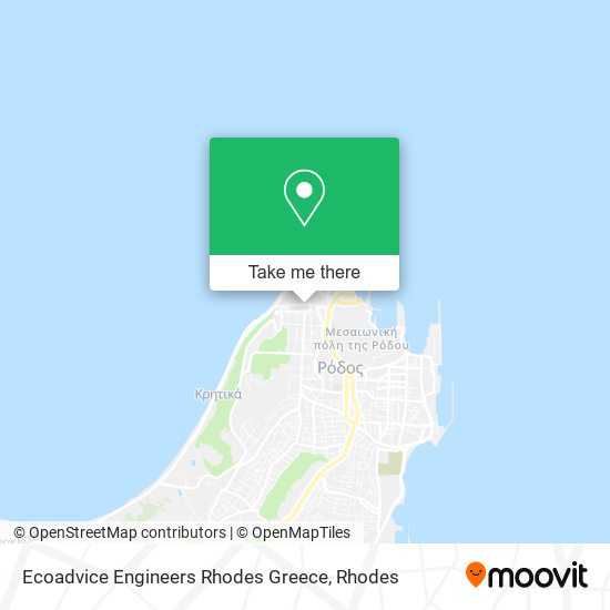 Ecoadvice Engineers Rhodes Greece map