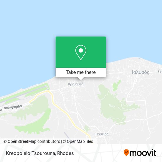 Kreopoleio Tsourouna map