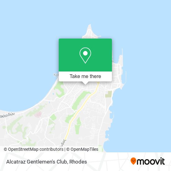 Alcatraz Gentlemen's Club map