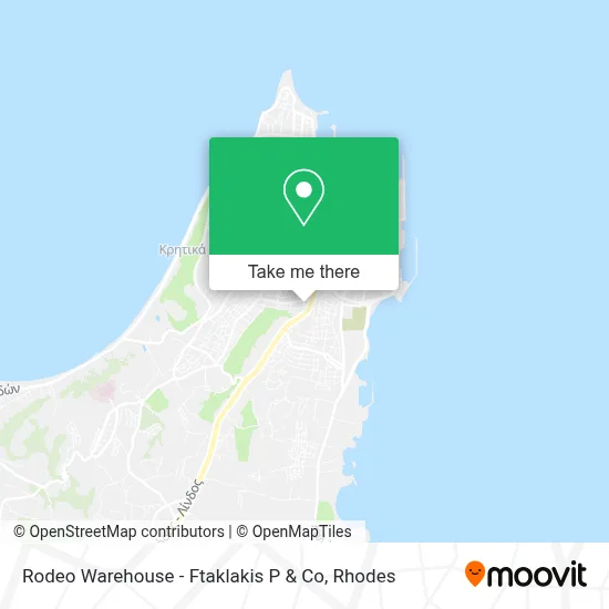 Rodeo Warehouse - Ftaklakis P & Co map