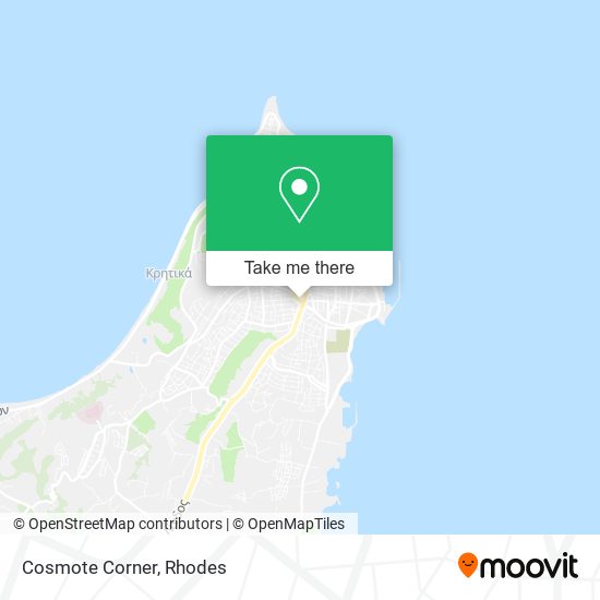 Cosmote Corner map