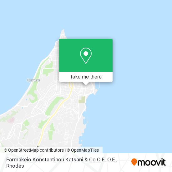 Farmakeio Konstantinou Katsani & Co O.E. O.E. map